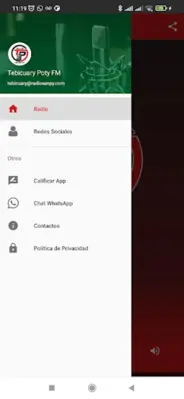 Radio Tebicuary Poty 105.5 FM android App screenshot 2